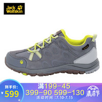 Jack Wolfskin/狼爪女鞋 春款户外鞋运动休闲远足鞋透气徒步鞋登山鞋4014081 4022361-4088/极光绿 37/4