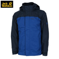 Jack wolfskin 狼爪男装冬季户外保暖三合一夹棉冲锋衣外套1108331 DB 1108331-1241/伯爵蓝 M