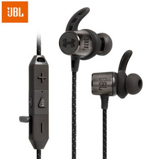 JBL UA Sport Wireless React安德玛联名款 入耳式专业无线蓝牙运动耳机 入耳式黑色