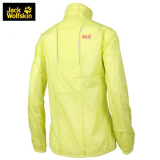 jackWolfskin 狼爪女款皮肤衣春夏新款防风不易沾水皮肤衣5008311 5008311-4056/亚码荧光黄 L 170/92A