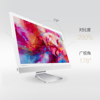 华硕（ASUS） 傲世V221电脑台式一体机电脑办公商用一体机21.5英寸 黑耀金 配置五 i3-7100U/集显 /256 SSD