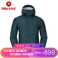 土拨鼠（Marmot） 春夏户外防水透气耐磨男士单层冲锋衣 普蓝200 XL（欧码偏大）