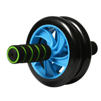 AiMeiShi艾美仕体育运动瘦身收腹肌滚轮双轮健腹器健身器材家用静音健腹轮（含膝盖垫） PU双轮健腹轮（送跪垫）
