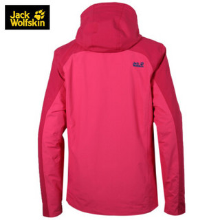 Jack Wolfskin/狼爪女装秋冬款户外软壳内胆三合一冲锋衣外套5009391 DB 5009391-2045/浪漫粉亚码 M