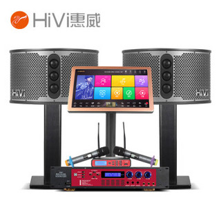 HiVi 惠威 KF10点歌机家庭影院10英寸音响套装 KF10专业版（含2T点歌机）500W