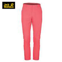 Jack Wolfskin/狼爪女士秋款户外防风防溅水软壳长裤冲锋裤5518081 5518081-2058/牡丹红 40   170/76A