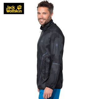 Jack Wolfskin/狼爪男士春季新品户外防风防溅水软壳外套1305341 1305341-7544/黑色纹 XL 185/104A