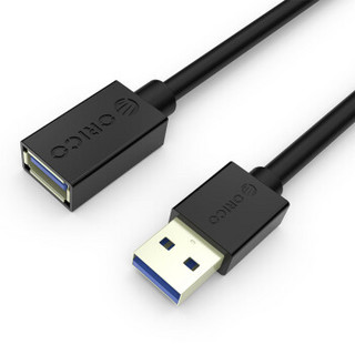 奥睿科（ORICO） USB2.0/3.0数据线延长线公对母 数据连接线转换线 USB3.0【CER3】黑色 线长1.5米