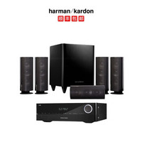 哈曼卡顿（Harman/Kardon） 30BQ+哈曼卡顿151S功放音响音箱5.1家庭影院电视 黑色