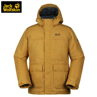 Jack Wolfskin/狼爪男装冬季新品户外保暖防风不易沾水700蓬松度羽绒服5218311 5218311-5205/琥珀金 L 180/100A