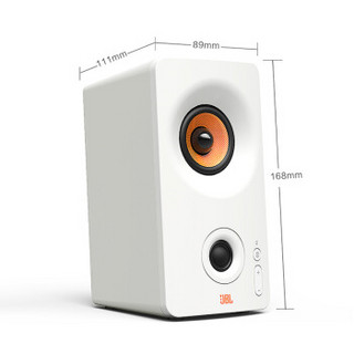 JBL 杰宝 PS3300 2.0 多媒体音箱 白色