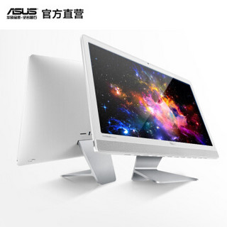 华硕（ASUS） 傲世V221电脑台式一体机电脑办公商用一体机21.5英寸 冰钻银 配置三 J4205 / 集显 / 256G SSD