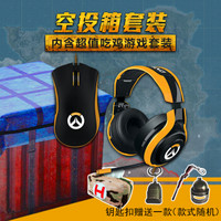 雷蛇（RAZER） 守望先锋Overwatch游戏套装机械键盘耳机吃鸡绝地求生（蝰蛇黑寡妇鼠标） 蝰蛇幻彩版套装-鼠标+耳机