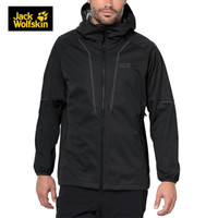 jackWolfskin 狼爪男士18春季新品户外透气防风防泼水软壳冲锋衣1305321 1305321-6000/黑色18新品 S