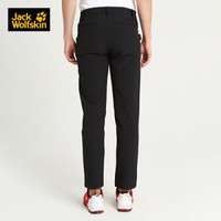 Jack Wolfskin/狼爪男士春季新款户外运动防风透气舒适软壳冲锋裤5519171 5519171-6000/黑色 46