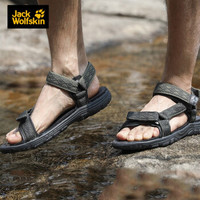 Jack Wolfskin/狼爪男鞋夏季新品防滑耐磨户外海边休闲运动凉鞋/凉拖沙滩鞋4026651 4026651-5033/橄榄绿 43/9