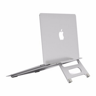 奥睿科（ORICO）笔记本散热支架 铝合金可折叠电脑增高架护颈椎笔记本配件苹果小米华为电脑显示器支架 尊贵银白色-H型