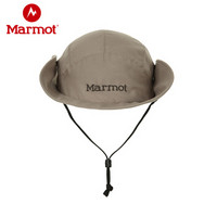 土拨鼠（Marmot） 春夏户外男女防晒透气轻量简约时尚遮阳帽 浅卡其7040