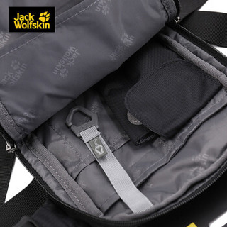 JackWolfskin/狼爪男女新款户外日常便携式斜挎单肩1L小包8002271 8002271-6000/黑色 FREE