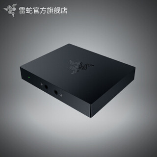 雷蛇（RAZER）Ripsaw锯齿鲶高清游戏视频采集盒采集卡 黑色（游戏直播 4K 音频输入输出） 锯齿鲶