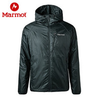 Marmot/土拨鼠春夏新款运动户外防风吸湿排汗舒适抓绒男士皮肤衣神衣 深杉绿4741 XL 欧码偏大 *2件