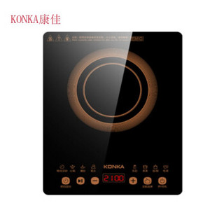 康佳 KONKA 电磁炉整板触控 黑晶面板（汤锅+精铁炒锅）KEO-21CS299CB（K）