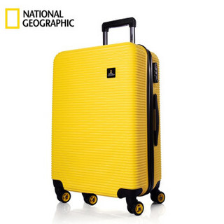 国家地理NATIONAL GEOGRAPHI超轻密码拉杆箱万向轮旅行箱24寸行李箱20寸登机箱男女 黑色 24寸