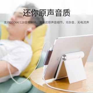 绿联iPad Pro耳机转接头Type-C转3.5mm音频转换器PD30W充电听歌二合一转换头连接器 通用苹果11/12.9英寸平板华为小米手机