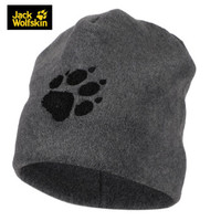 Jack Wolfskin狼爪男女款秋冬户外运动加厚保暖休闲抓绒毛线帽19614 19614-6110/深灰色 均码