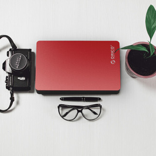 奥睿科（ORICO）3.5英寸移动硬盘盒SATA3.0 台式机笔记本外置硬盘盒MD35 Type-c接口-MD35C3红色
