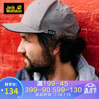 Jack Wolfskin/狼爪男女帽春夏新品户外舒适遮阳帽子休闲棒球帽1907041 1907041-6505/卵石灰 L