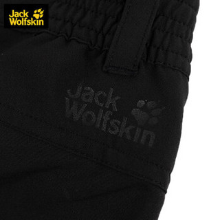 Jack Wolfskin狼爪女裤春秋款户外运动舒适防风透气弹力不易沾水休闲冲锋裤长裤5518082 5518082-6000/黑色 42 170/80A