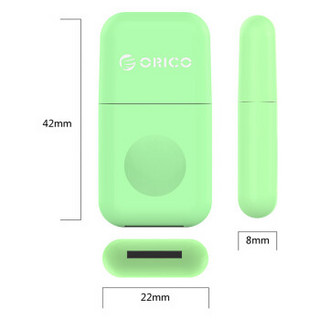 奥睿科（ORICO） CRS12 USB3.0 TF卡读卡器 支持电脑手机内存卡高达128G 灰色