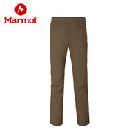 土拨鼠（Marmot） 户外弹力耐磨透气男士速干裤 驼色 32（欧码偏大）
