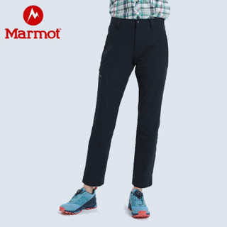 土拨鼠（Marmot） 2019秋冬新款户外徒步运动女舒适透气M3软壳裤薄款 2975北极蓝 8