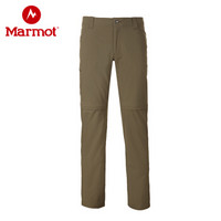 土拨鼠（Marmot） 2018新款户外防紫外线防泼水弹力男式速干裤S43650 驼色 30 欧码偏大