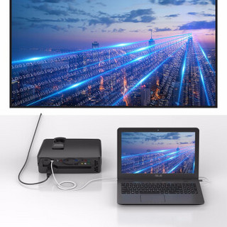 奥睿科（ORICO）Micro hdmi转HDMI线微型4K高清视频线平板电脑相机连接电视投影转换线 HDMI2.0升级版 2米