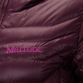 marmot/土拨鼠秋冬户外700蓬可调节保暖女羽绒服 深紫6765 XL 欧码偏大