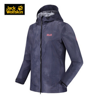 jackWolfskin/狼爪春季女士防风防水透气耐磨冲锋衣外套5118081 5118081-7973/18新品杜鹃红纹 L  175/96A