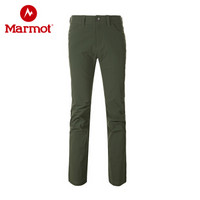 土拨鼠（Marmot） 2018新款户外防紫外线防泼水弹力男式速干裤S43600 灰绿色4764 30 欧码偏大