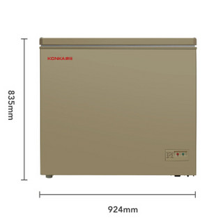 康佳（KONKA）220升卧式冰柜家用大容量商用小型冷柜冷藏冷冻转换冷冻柜BD/BC-220DTS BD/BC-220DTS