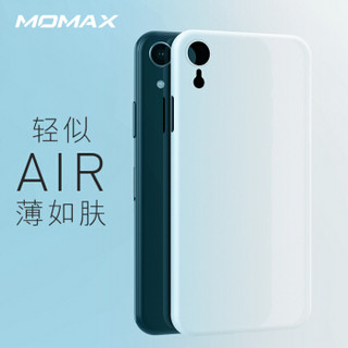 摩米士（MOMAX）iPhoneXR/XS手机壳苹果xs max手机保护套透明全包防摔超薄微磨砂 苹果 XR【6.1英寸透白色