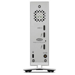 LaCie 桌面硬盘 4T/6T/8T/10T 雷电3/USB3.1 D2 3.5英寸 (金属外壳) 雷电2/USB3.0 8TB