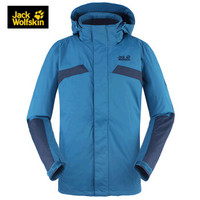 Jack Wolfskin 狼爪男装登山服春款户外运动防风防水透气冲锋衣1104831 1104831-1800/摩洛哥蓝欧码 M