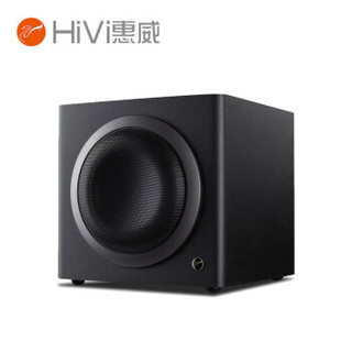 惠威（HiVi） SUB8+ 低音炮音箱 家庭影院有源超低音 家用客厅音响 8英寸音响 木质 SUB8+