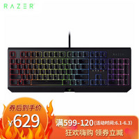 雷蛇（Razer）黑寡妇蜘蛛 机械键盘 绿轴 有线键盘 游戏键盘 电竞吃鸡键盘 幻彩版