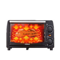康佳（KONKA）电烤箱家用多功能 12L迷你烘焙小烤箱KAO-1202E(K)