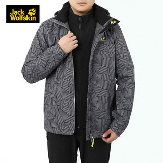 jackWolfskin 狼爪情侣春季新款防风透气冲锋衣夹克5010791/5010781 5010791-7524/深灰色/男款欧码 M