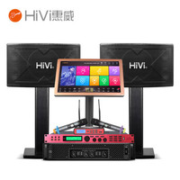 惠威(HiVi)KX1000点歌机家庭影院10英寸家庭ktv音响套装家用卡拉OK双系统一体机 KX1000专业版(含2T点歌机)1400W