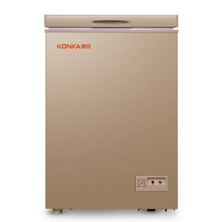康佳（KONKA）108升冰柜家用小型冰柜冷藏冷冻转换立式冷柜节能速冻保鲜卧式 单温迷你冰箱 BD/BC-108DTS